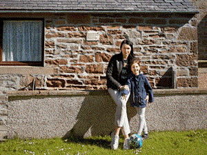 A Ukrainian mother and child are in the “safe hands” of Orkney