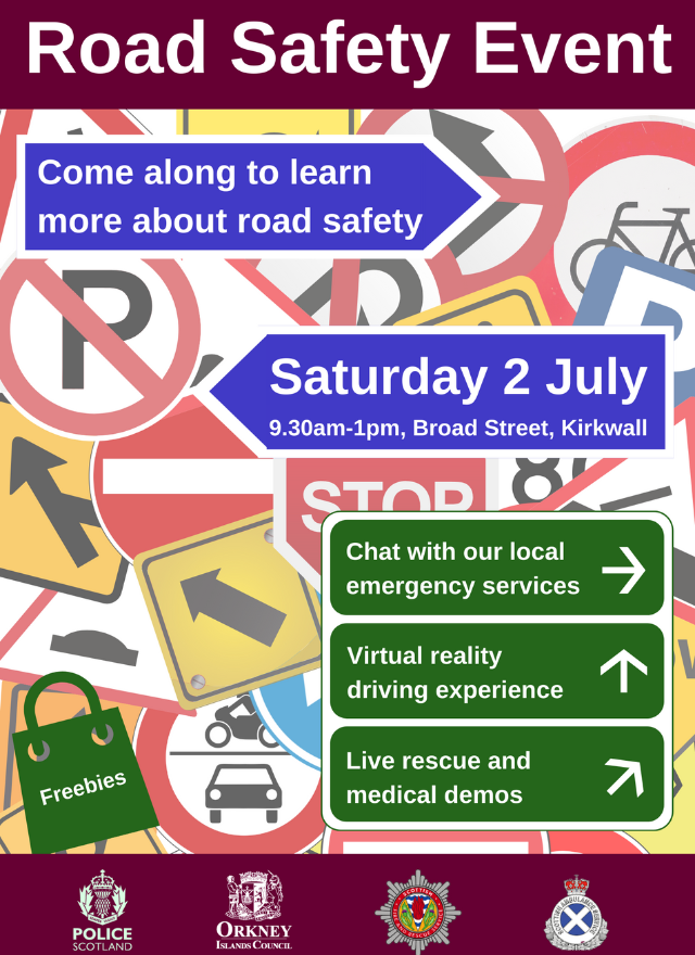 Road Safety Event poster
