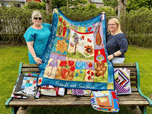 Special delivery of handmade “quilted hugs” for Orkney’s young care leavers