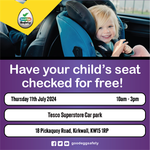 Free car seat safety clinic coming to Orkney
