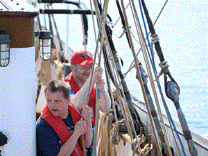 St Colm's tall ship sailing experience