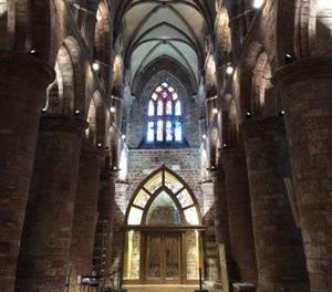 St Magnus Cathedral vestibule woodwork is revealed