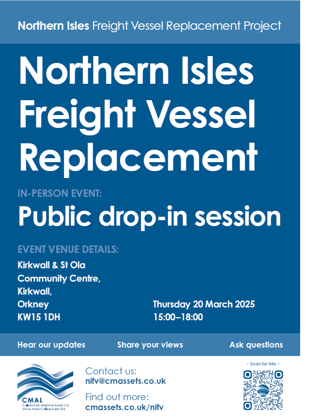 Locals urged to feed into north isles freight services project