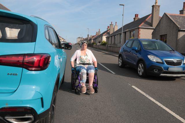 Pavement Parking Tj With Car Passing 640