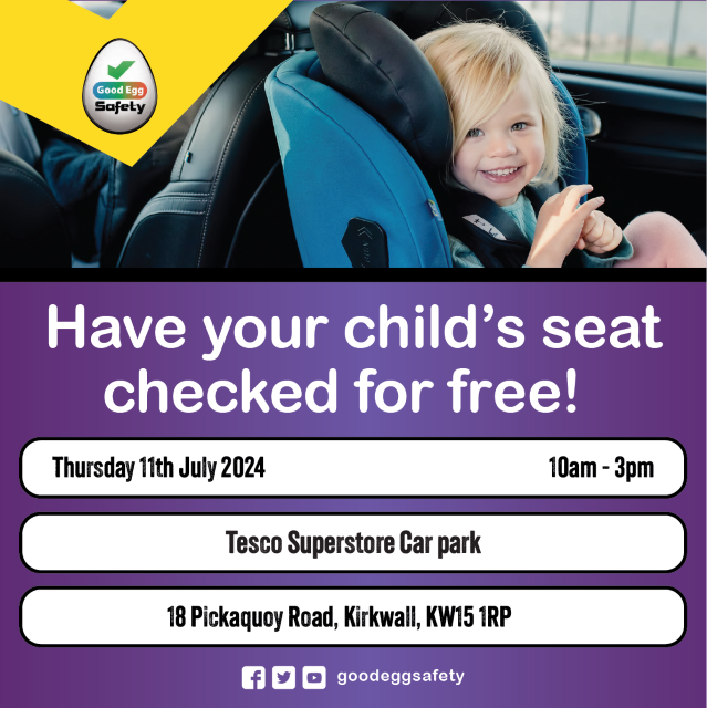 Free car seat safety clinic coming to Orkney