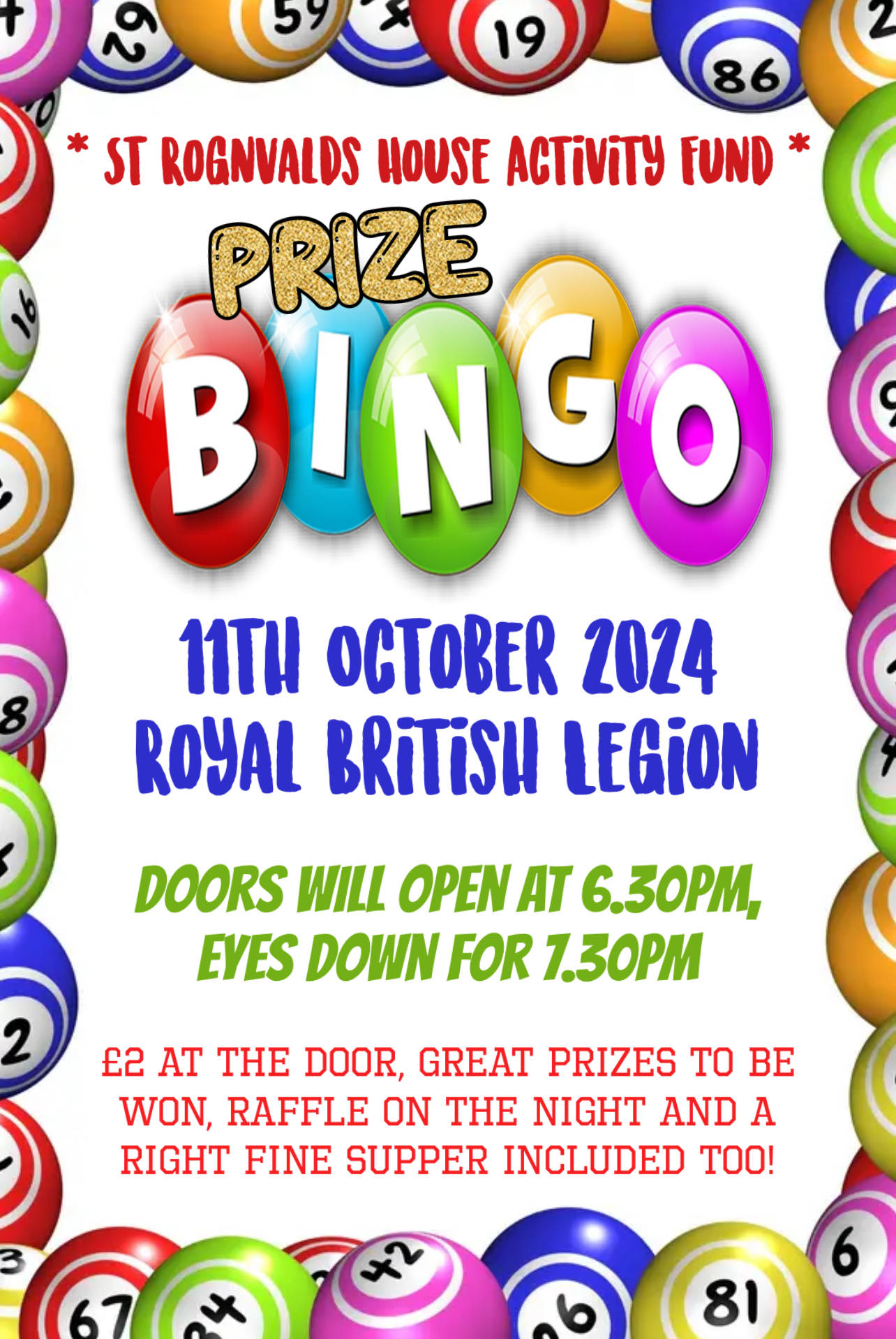 Calling all Bingo enthusiasts! St Rognvald House staff are “asking for more” help with their fundraiser! 