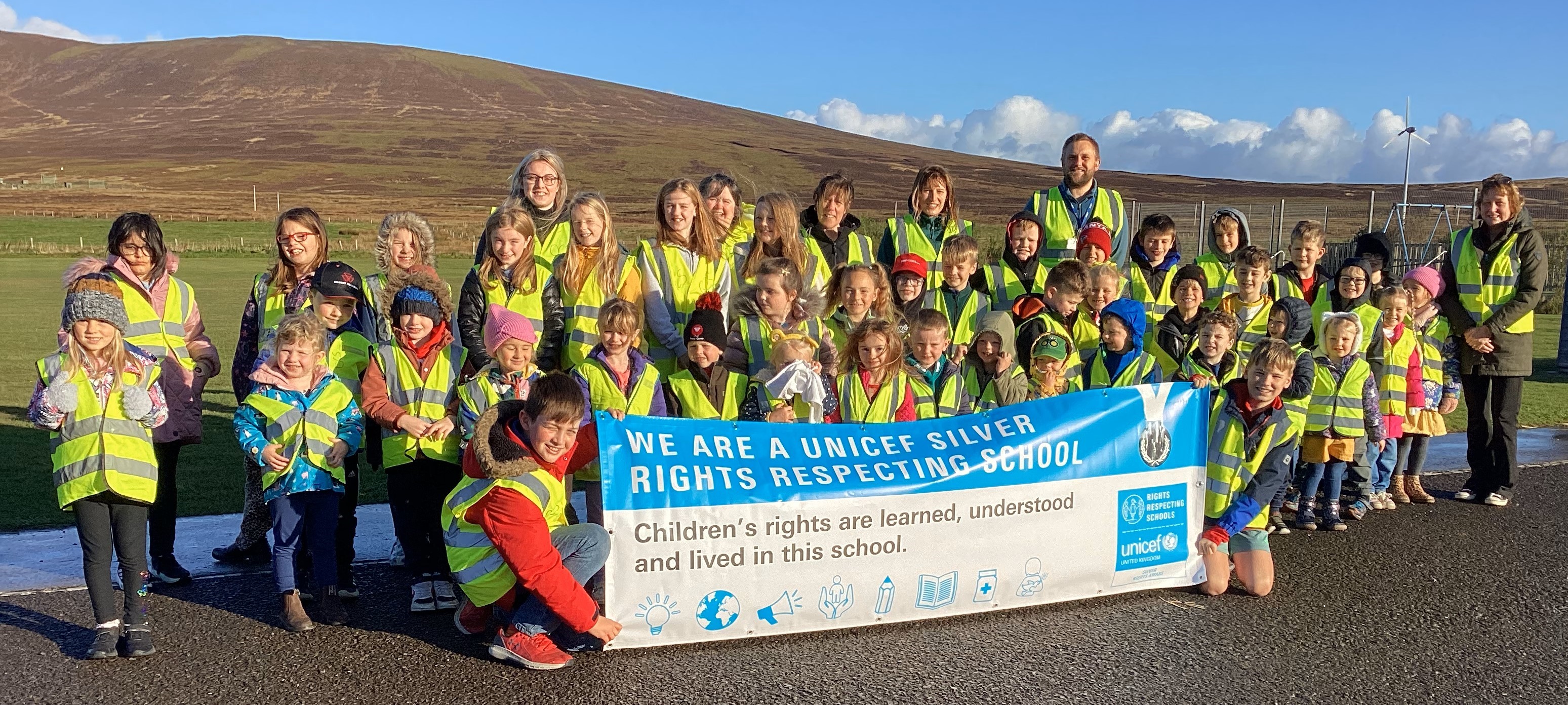 Orphir named a UNICEF Silver “Rights Respecting School”  