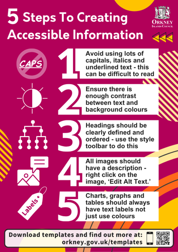 5 Steps To Creating Accessible Information