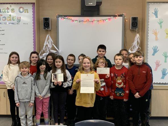 Stromness pupils “feeling famous” after getting Royal reply!