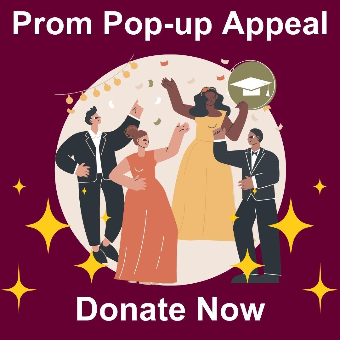 Light up a young person's Prom night - with the gift of pre-loved formal wear!