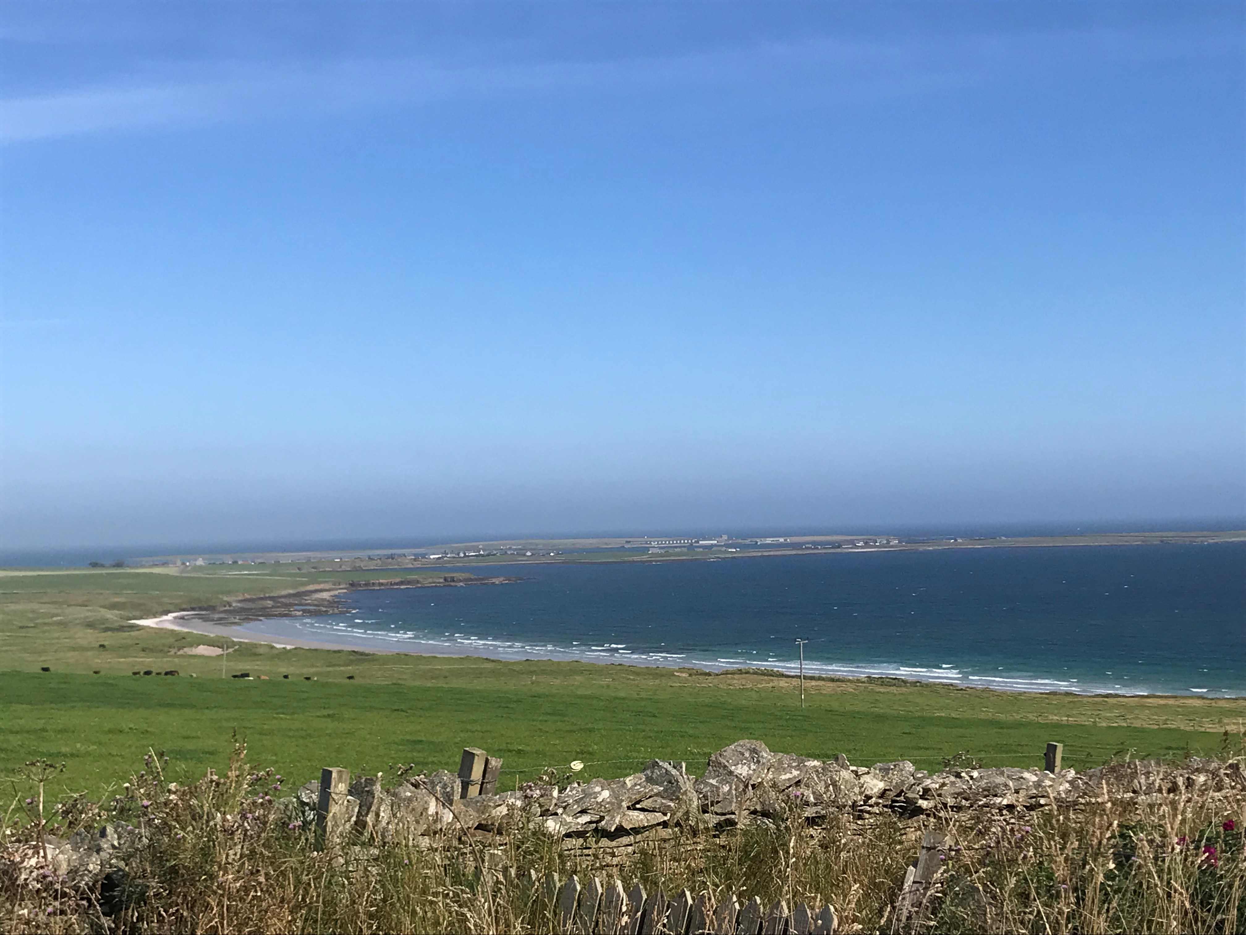 Stronsay Looking Towards The Village LS